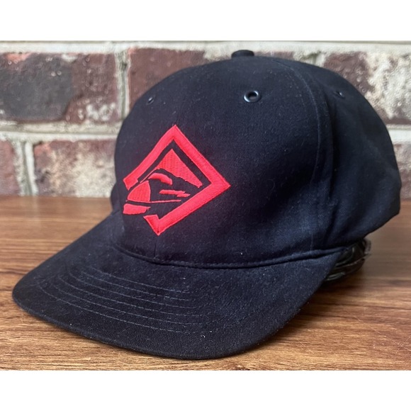 Vintage Marlboro Unlimited Hat Cap Strap Back Black Red Advertising Mens 90s - Picture 2 of 6